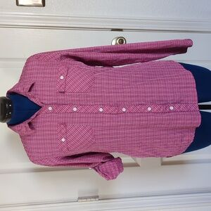 Eddie Bauer roll sleeve blouse M